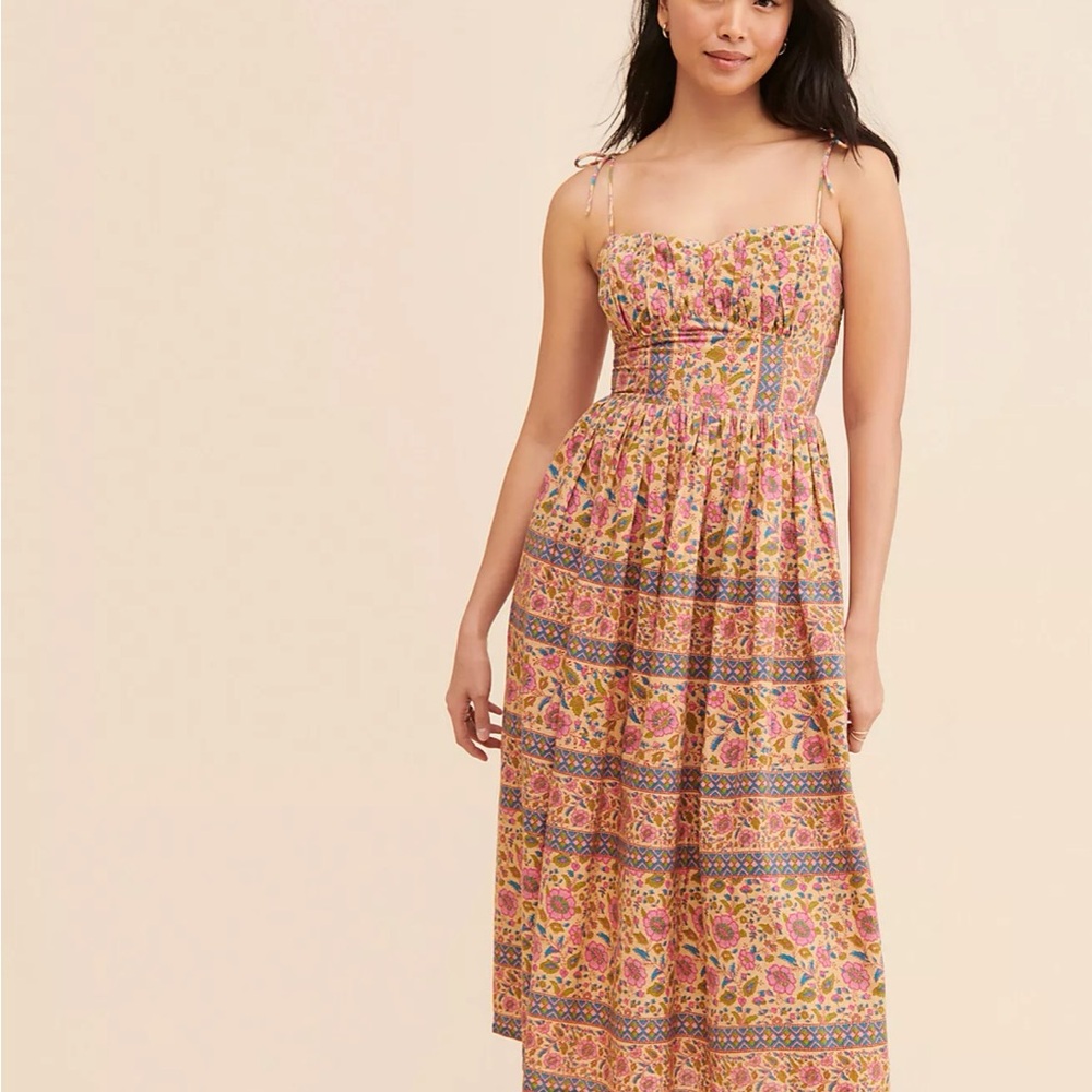 Floral Pink Maxi Dress